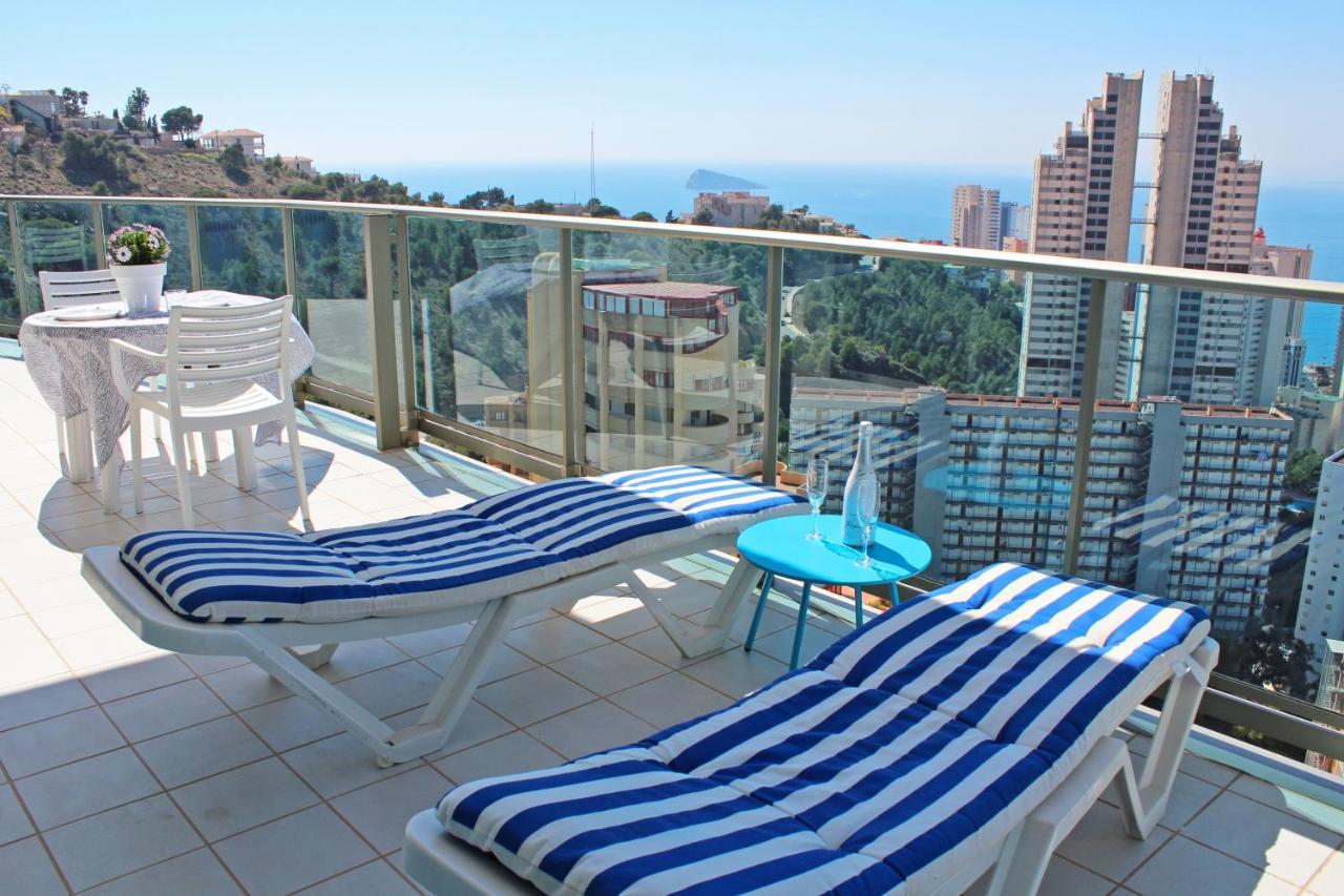 Skyline 20 Apartamento De Lujo Con Terraza Privada Y Vistas Al Mar بينايدورم المظهر الخارجي الصورة