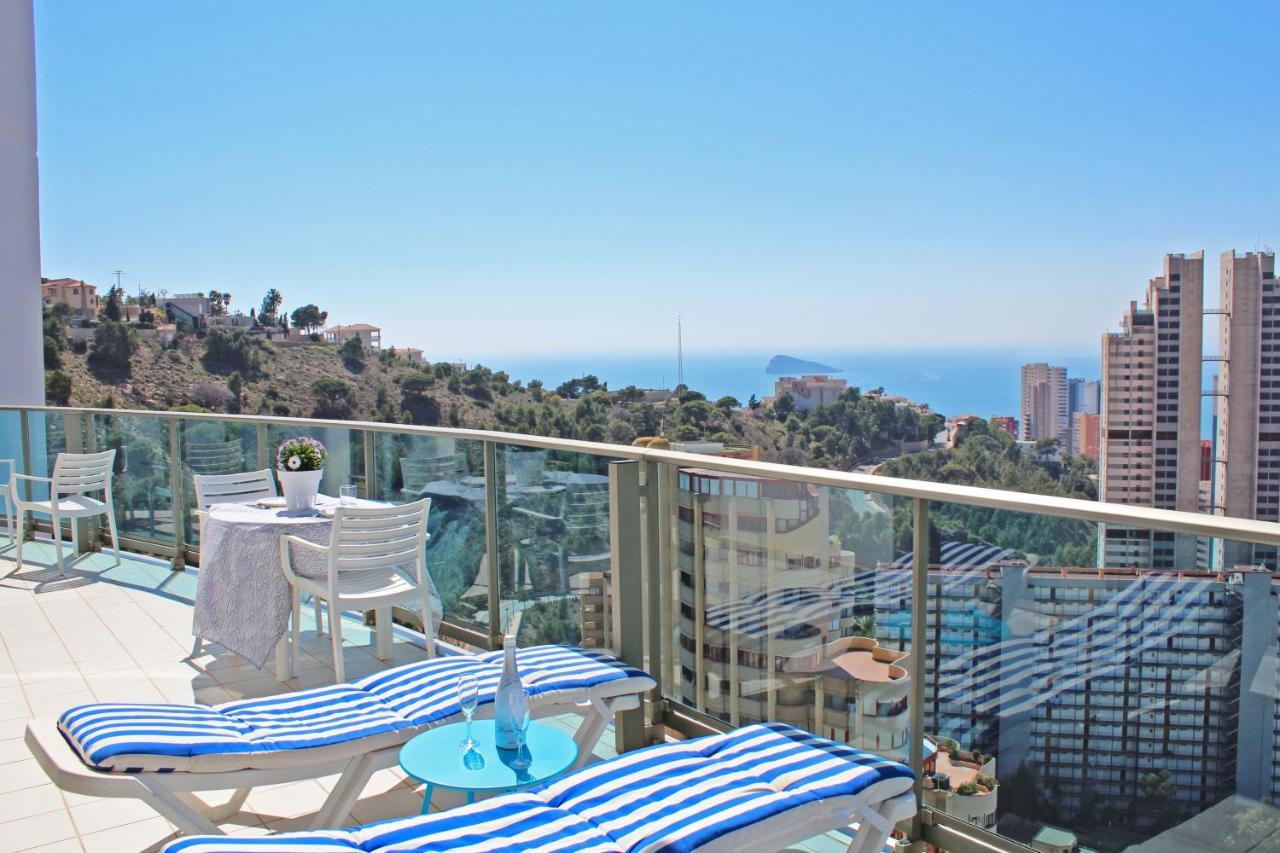 Skyline 20 Apartamento De Lujo Con Terraza Privada Y Vistas Al Mar بينايدورم المظهر الخارجي الصورة